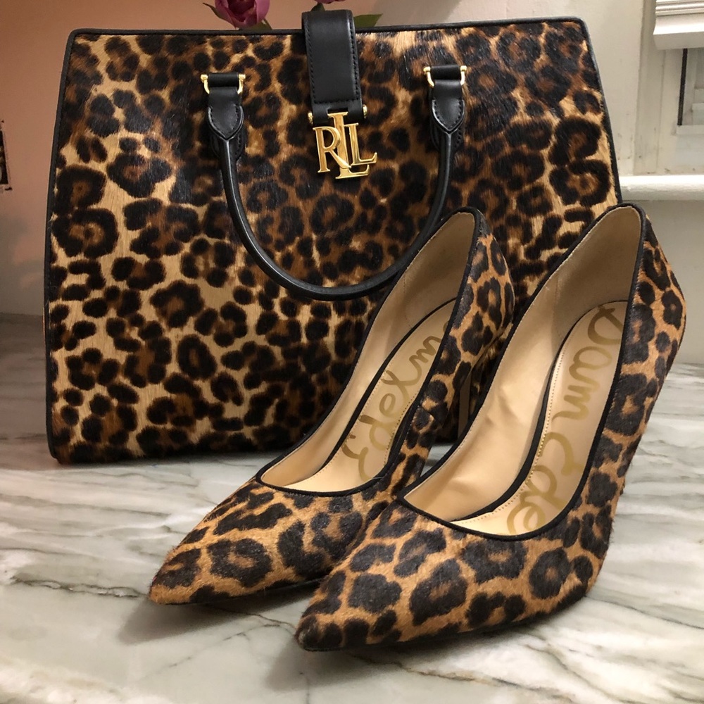 Sam Edlemann Shoes 3/4 inch heels.